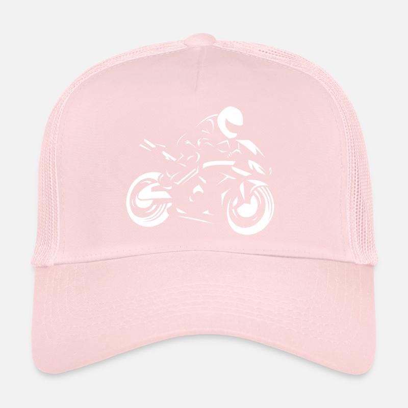 Super athlete rider motorcycle Trucker Cap