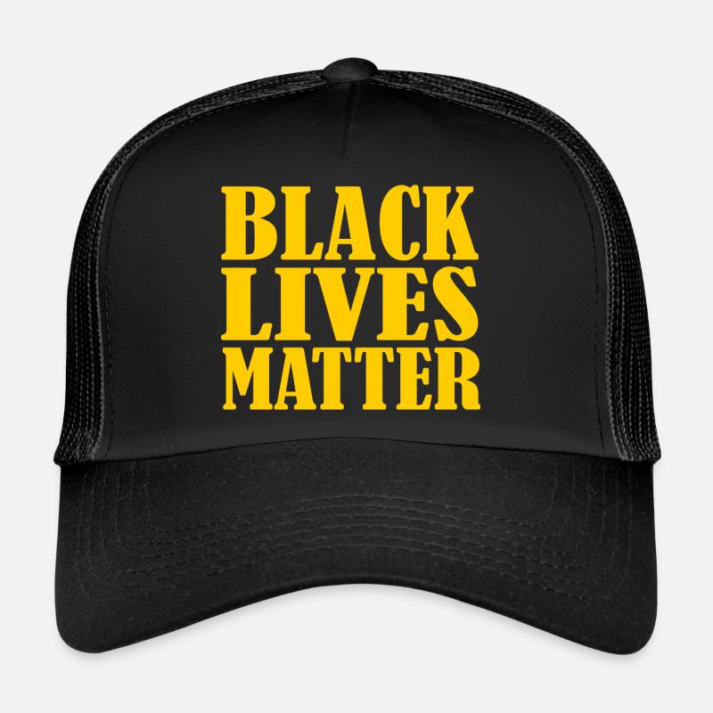 Black lives matter - Trucker Cap - Schwarz/Schwarz