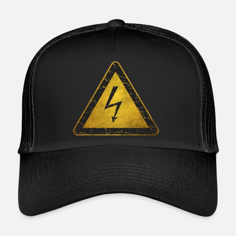 High Voltage - Trucker Cap - Schwarz/Schwarz