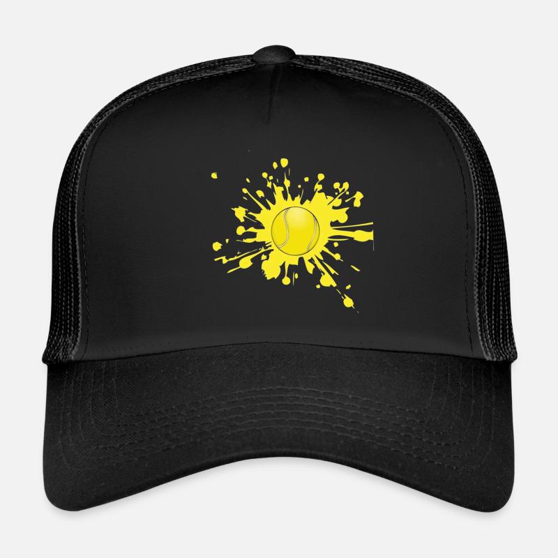 Splash Tennis - Trucker Cap - Schwarz/Schwarz