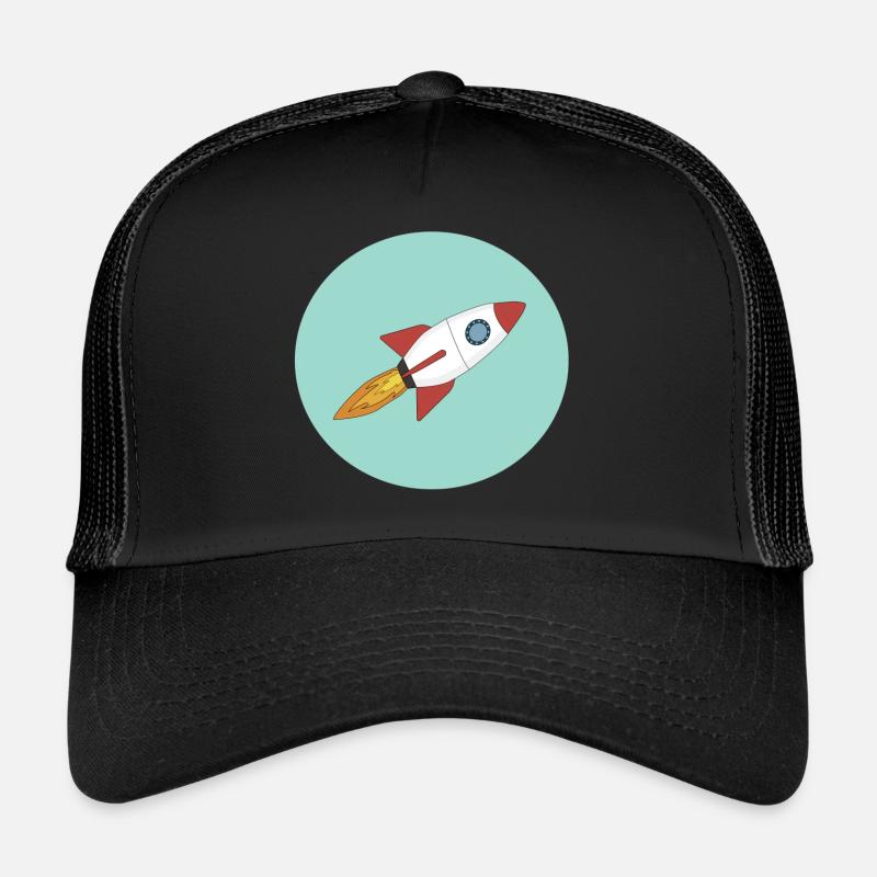 Fusée spatiale Casquette trucker 