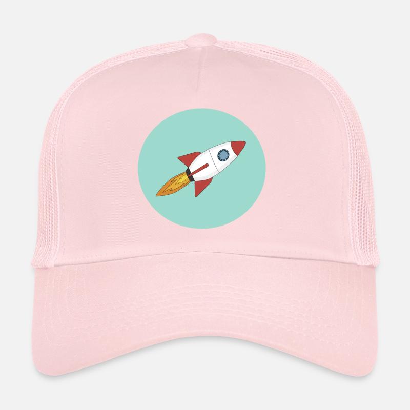 Space rocket Trucker Cap