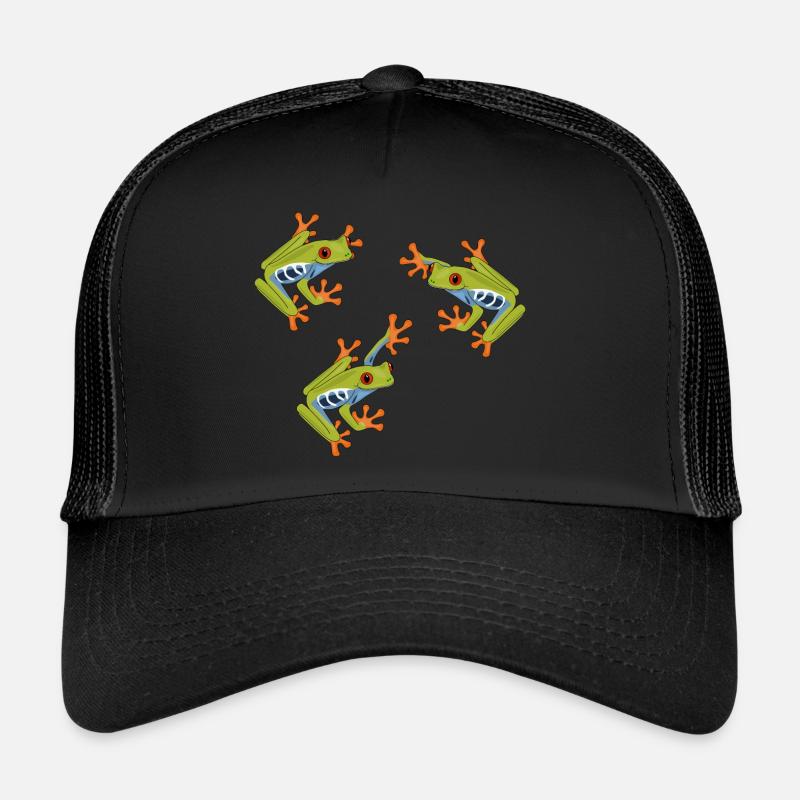 Frosch Rotaugen-Laubfrosch Frösche Trucker Cap