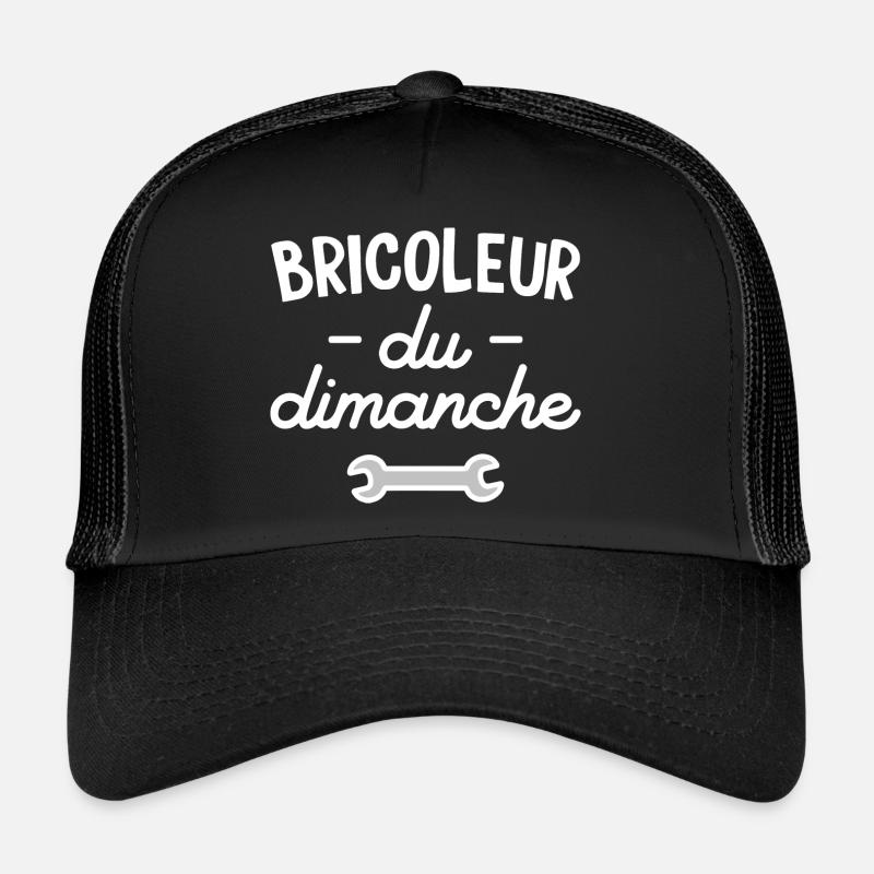 Bricoleur du dimanche - Casquette trucker - noir/noir