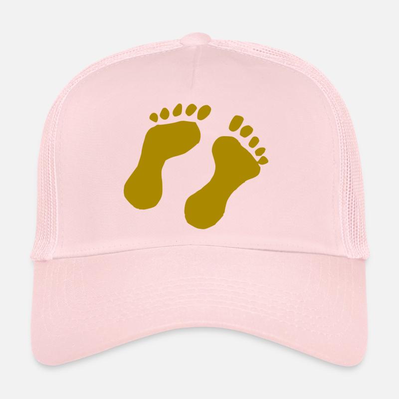 Impression pied Casquette trucker 