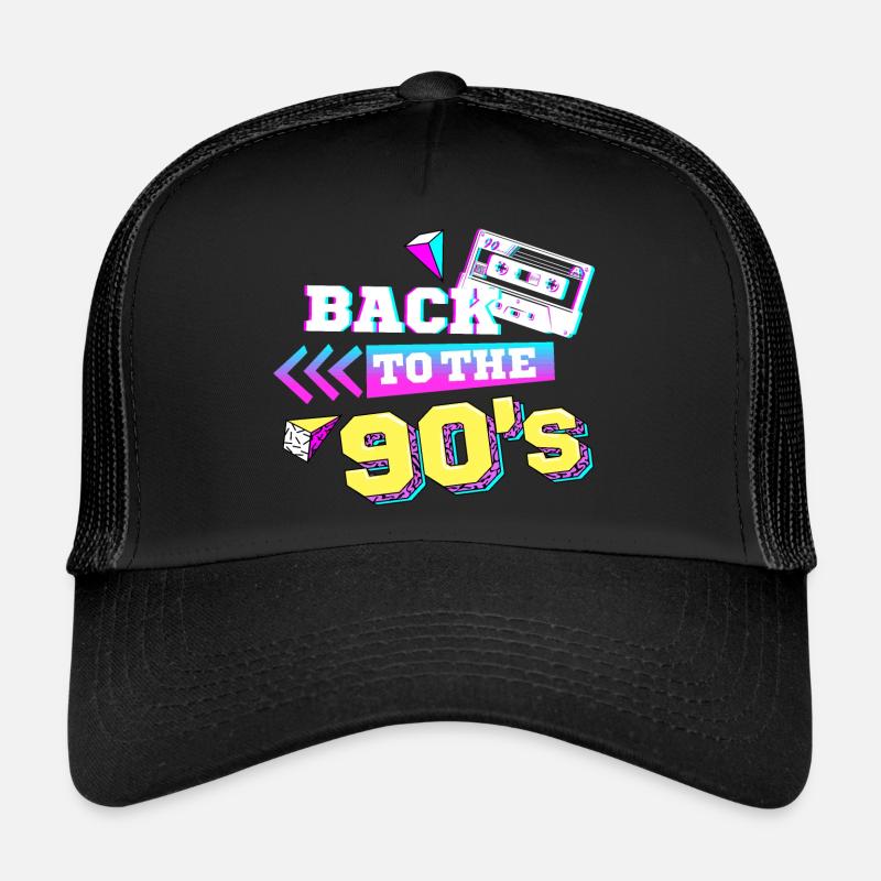 Back to the 90s 90er Jahre Retro Trucker Cap