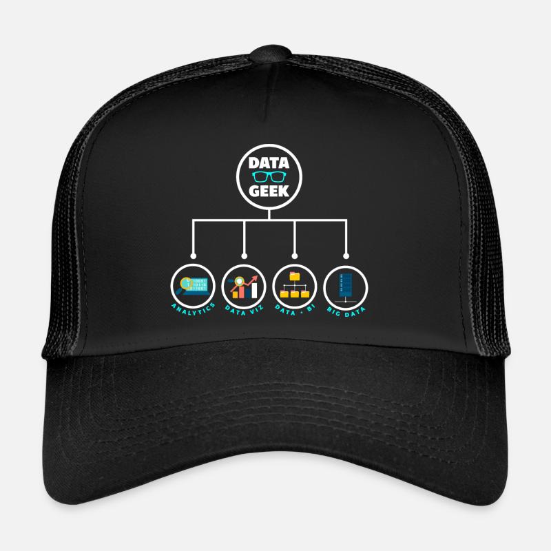 Data Analysis Data Geek Engineering Business Trucker Cap
