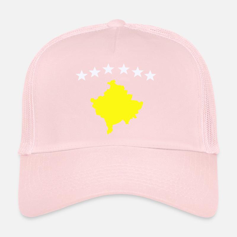 Drapeau du Kosovo Casquette trucker 