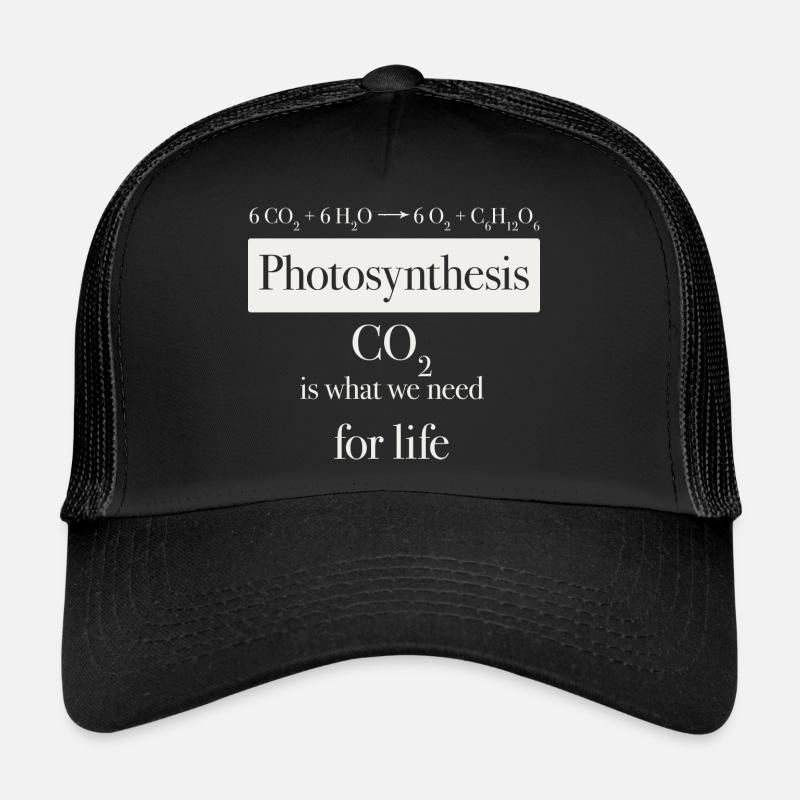 photosythesis - Trucker Cap - Schwarz/Schwarz