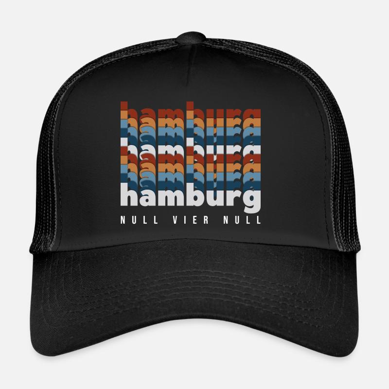 Hamburg 040 Null Vier Null Norddeutschland Trucker Cap
