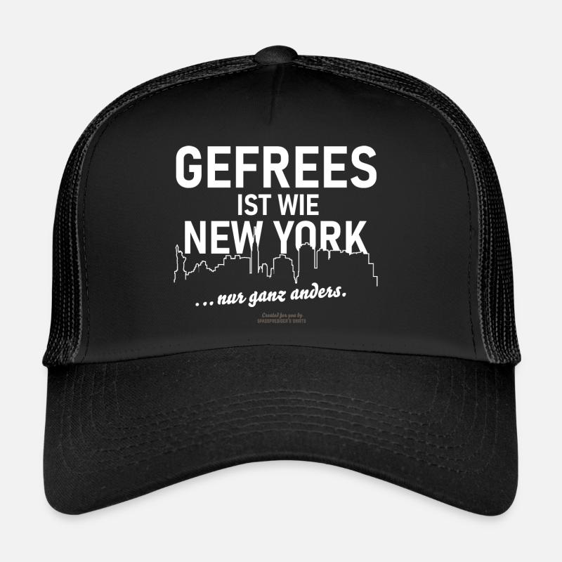Gefrees - Trucker Cap - Schwarz/Schwarz