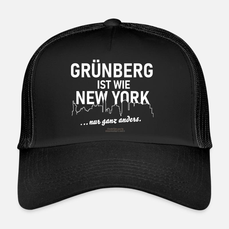 Grünberg - Trucker Cap - Schwarz/Schwarz