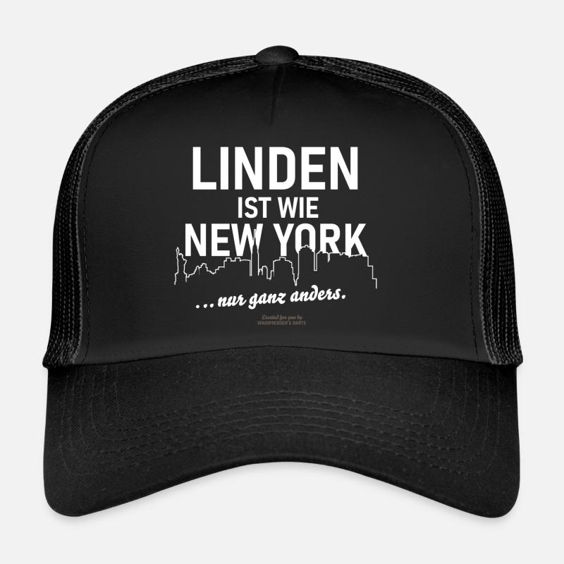 Linden - Trucker Cap - Schwarz/Schwarz