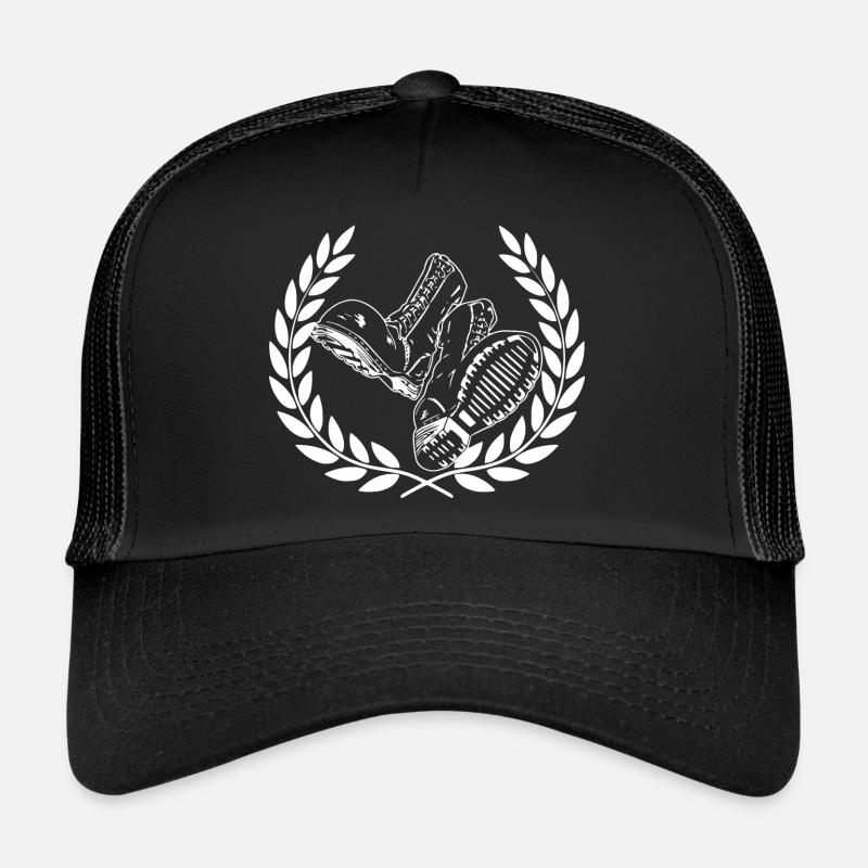Skinhead - Punk - Oi ! - Trucker Cap - black/black