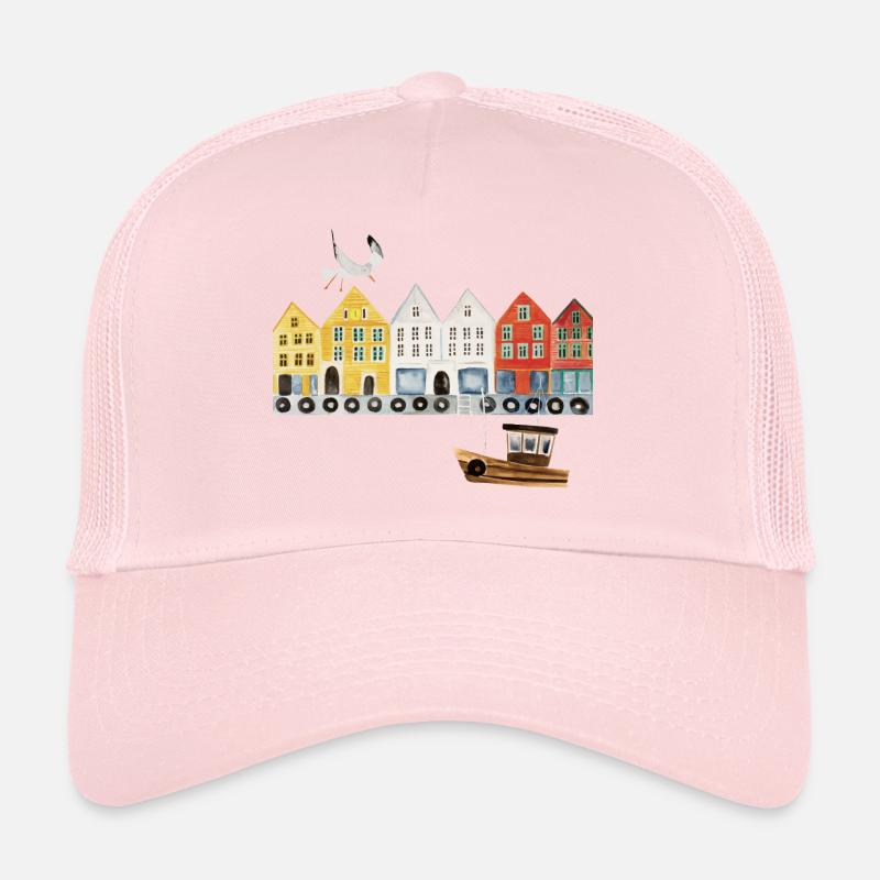 Bergen Norvège Casquette trucker 