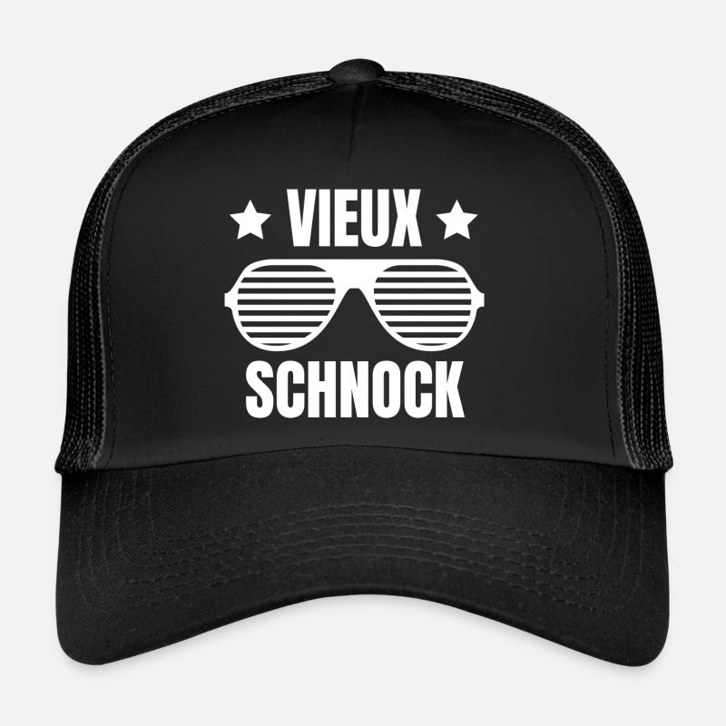 VIEUX SCHNOCK LUNETTES DE SOLEIL Casquette trucker 