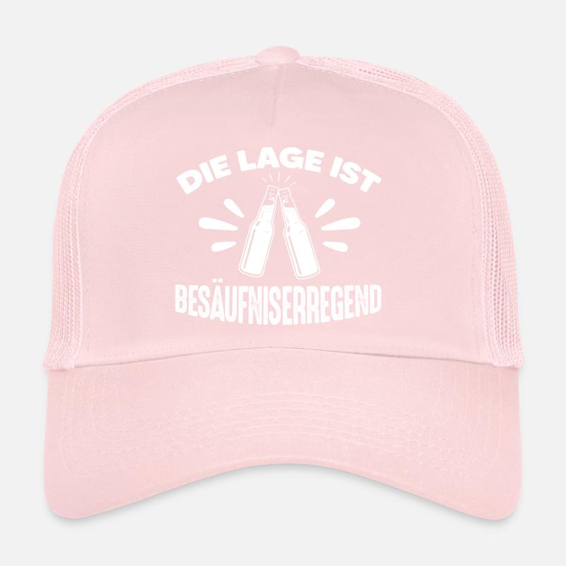Die Lage Ist Besäufniserregend Trucker Cap