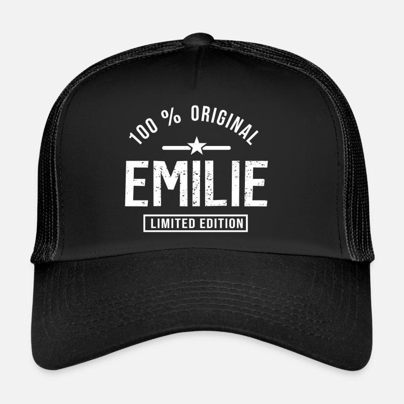 Emilie personalized tshirt first name emilie Trucker Cap