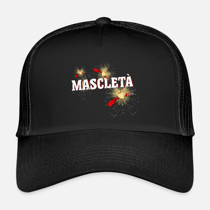 Mascleta Red Trucker Cap