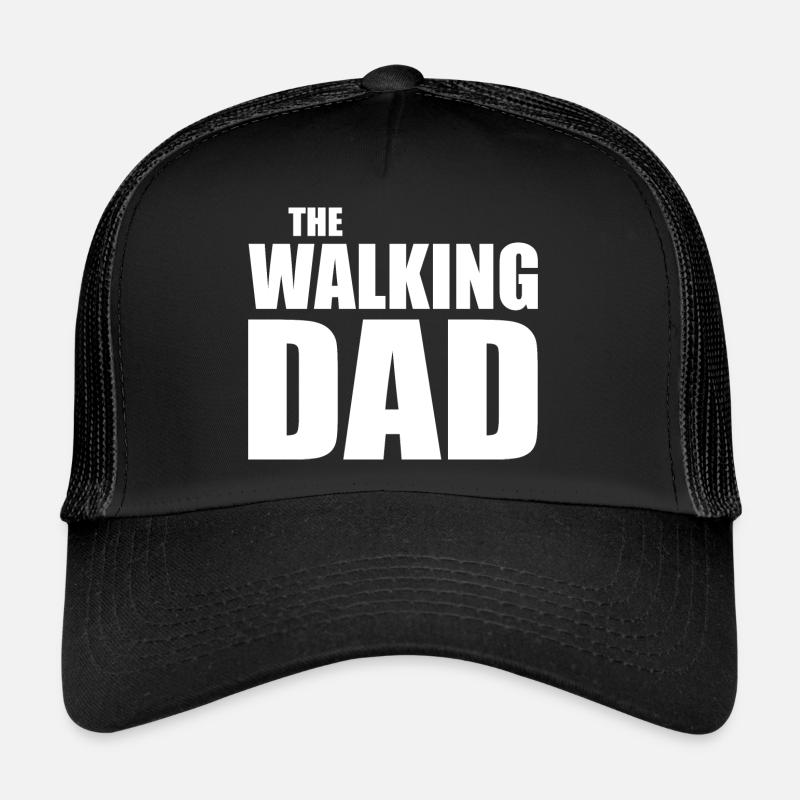 The walking dad - Casquette trucker - noir/noir