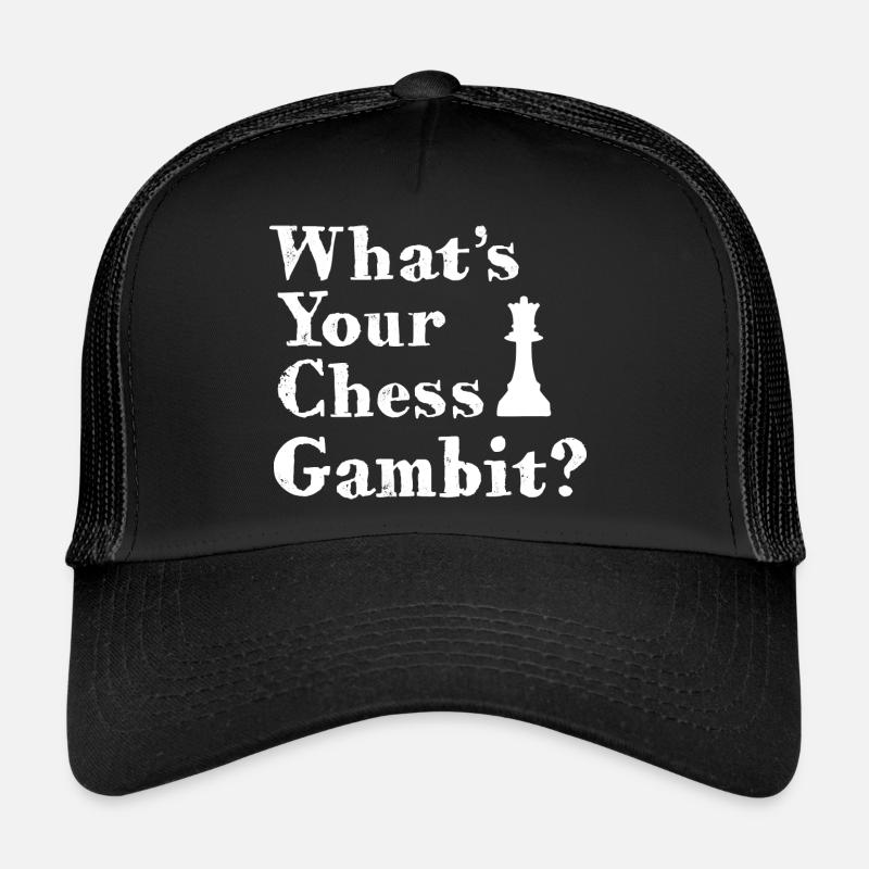 What's your chess gambit - Trucker Cap - black/black