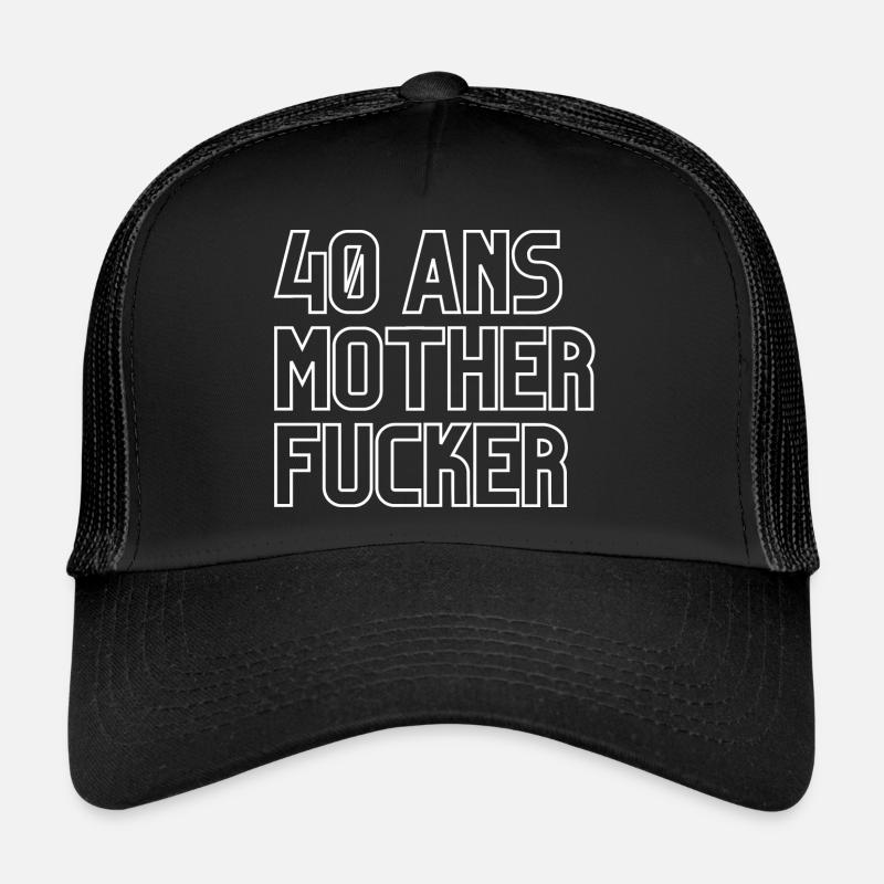 40ans 40 ans 40ans 40 ans 40ans 40 ans 40ans 40anS Casquette trucker 