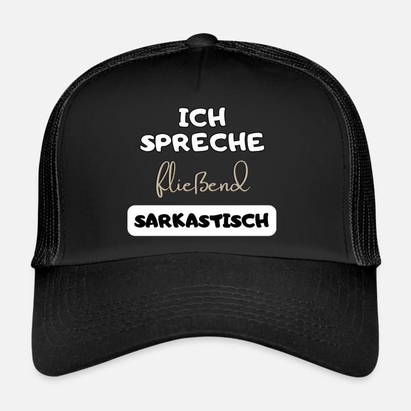 lustiger Spruch Ich spreche fließend Geschenk Idee Trucker Cap
