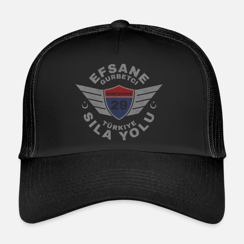 Gümüşhane - Casquette trucker - noir/noir