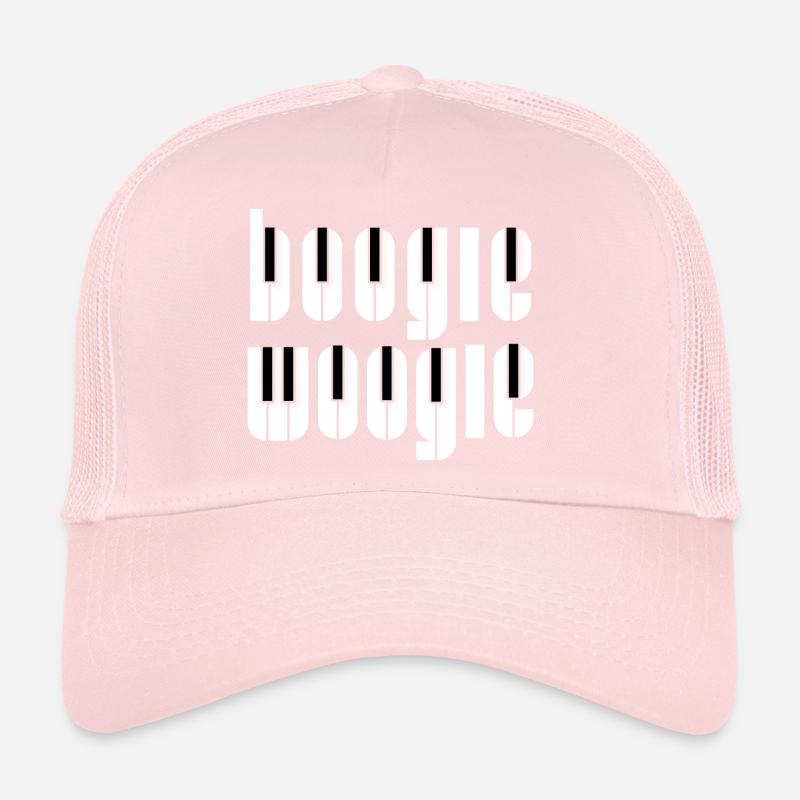 Boogie Woogie Piano keys design Trucker Cap