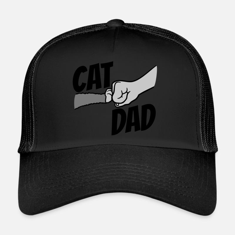 Conception du logo Cat Dad Casquette trucker 