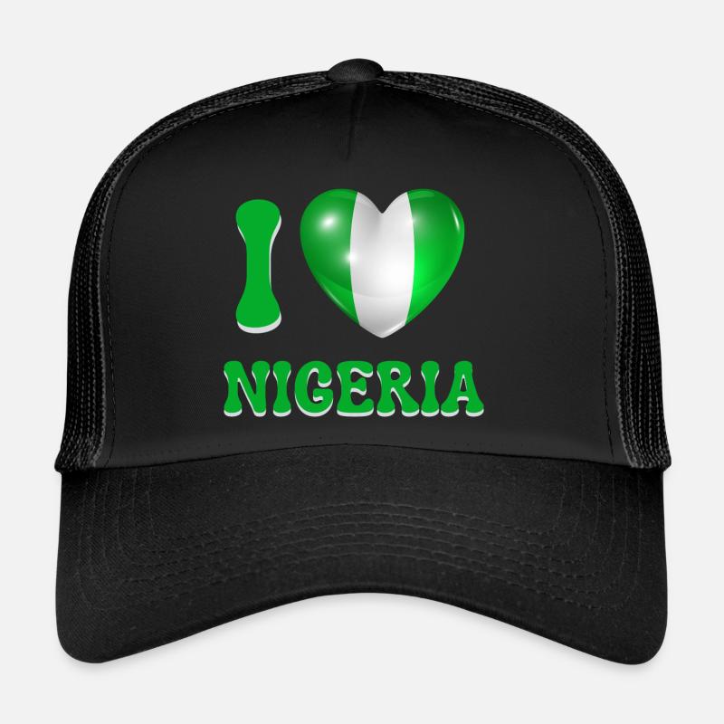 Ich liebe Nigeria Trucker Cap