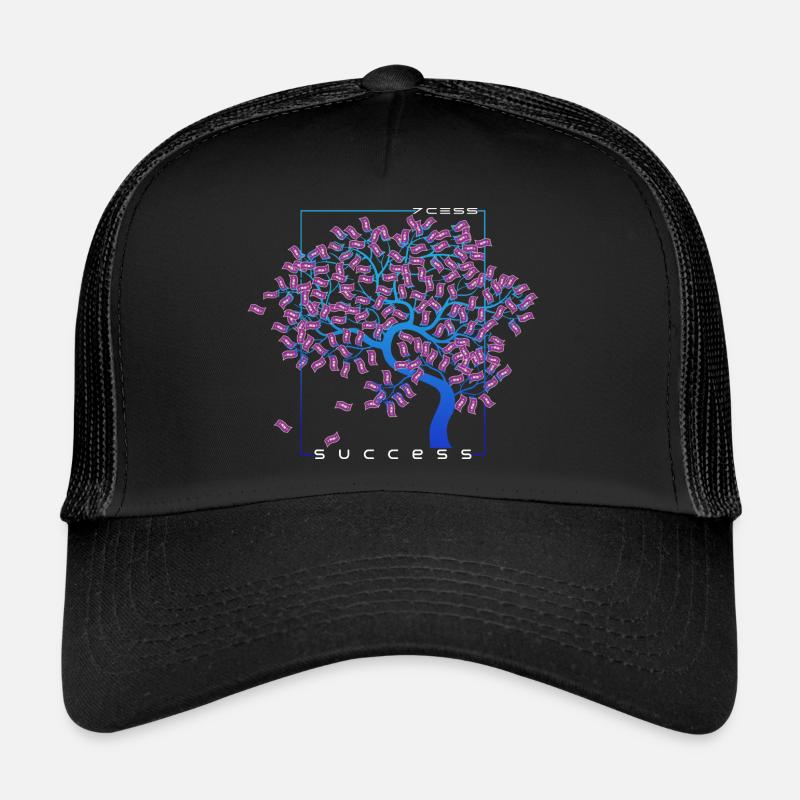 Succès / Succès / Argent - Money Tree Motivation Casquette trucker 