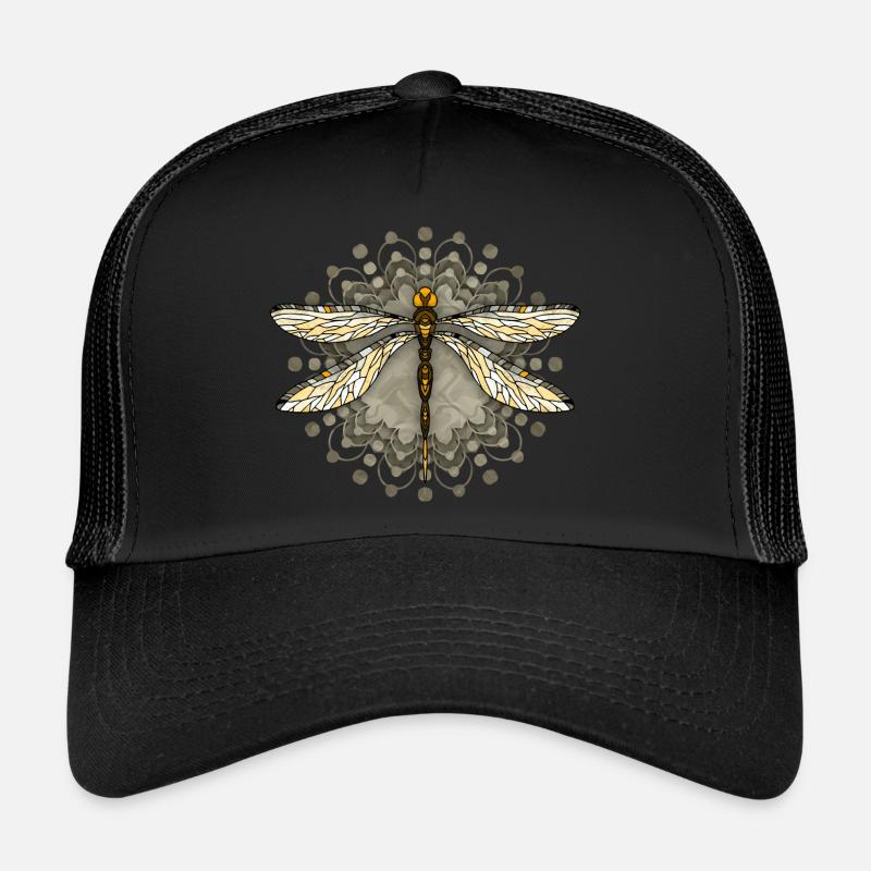 Libellule - Casquette trucker  - noir/noir