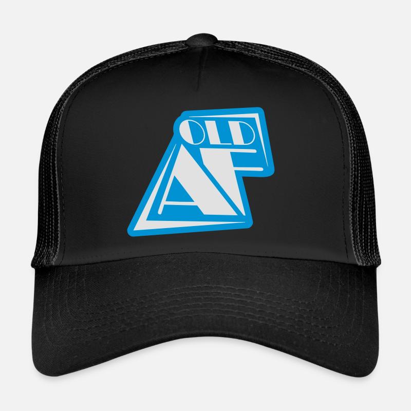 old AF Text Logo Trucker Cap