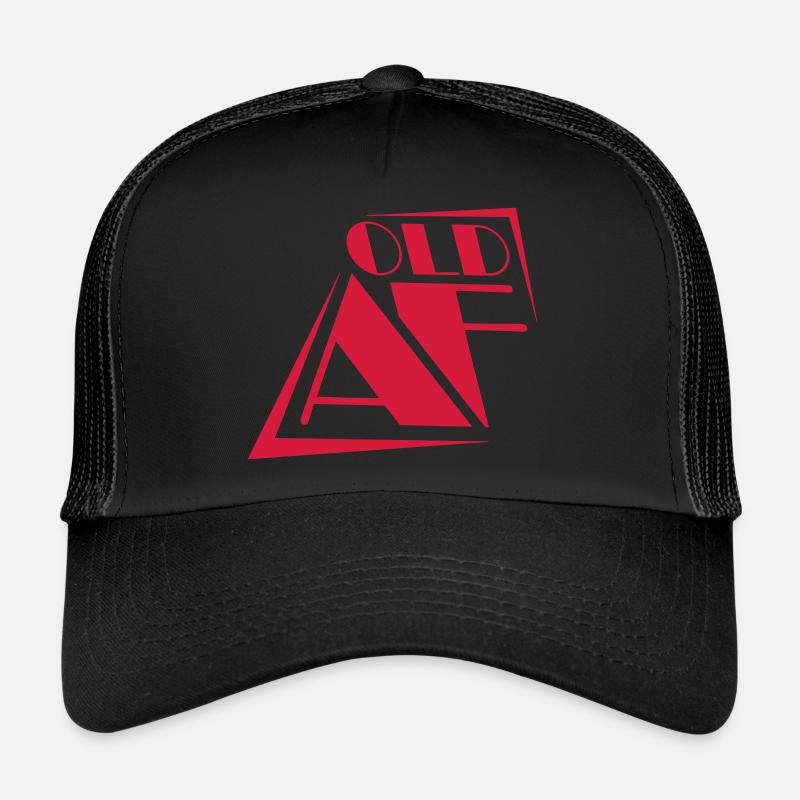 ancien logo de texte AF Casquette trucker 