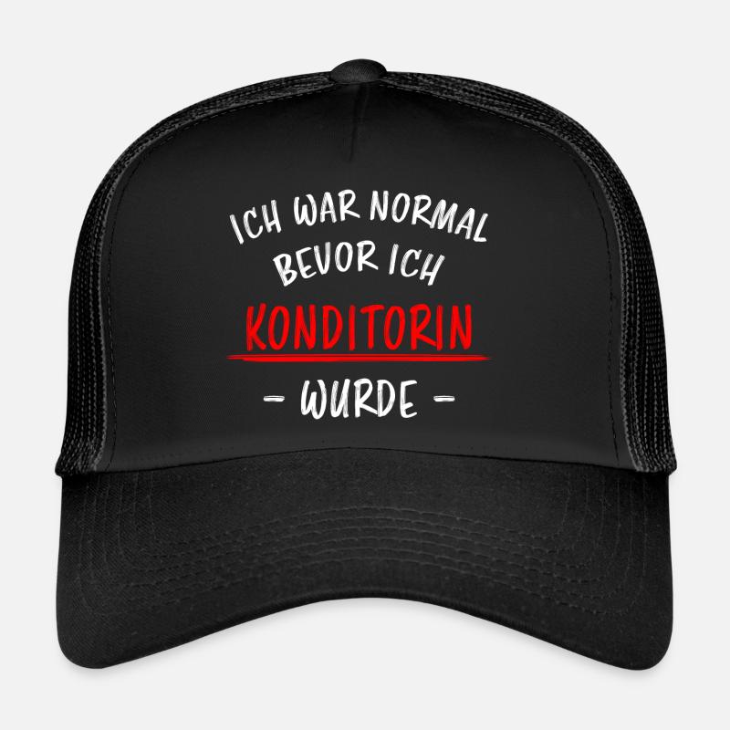 Konditorin Lustiger Spruch Torten Backen Geschenk Trucker Cap
