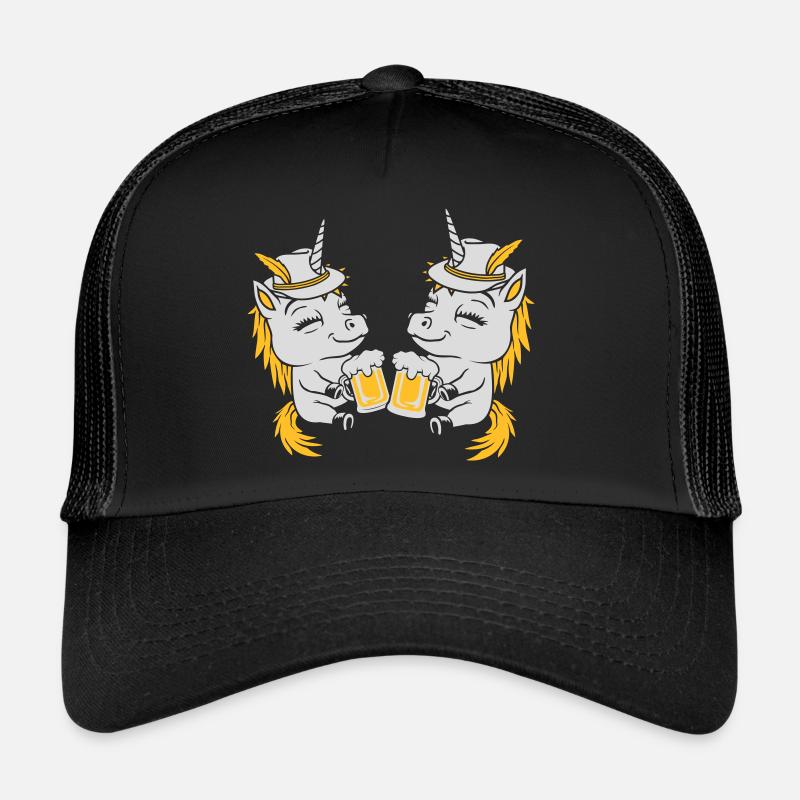 Beer Toast Unicorn Équipe Casquette trucker 