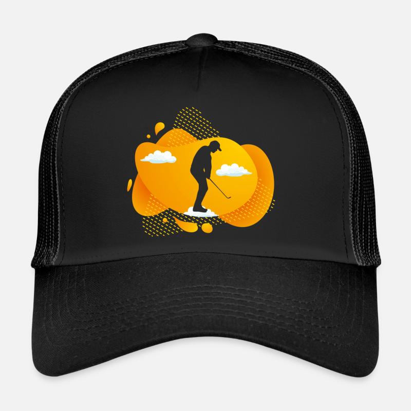 golfeurs de golf sur terrain de golf Casquette trucker 