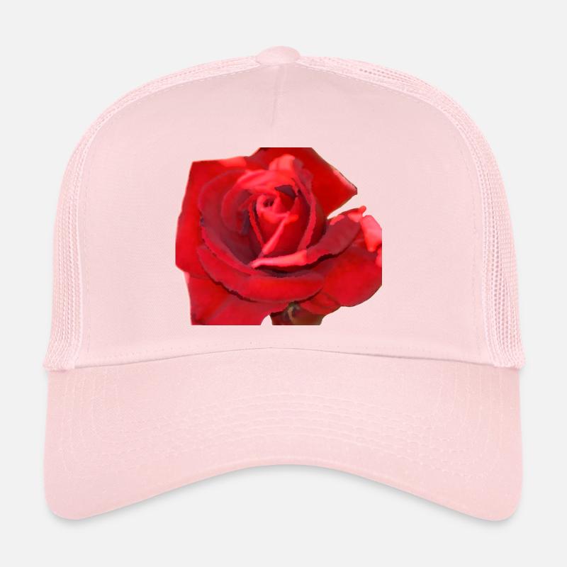 rote rose Trucker Cap