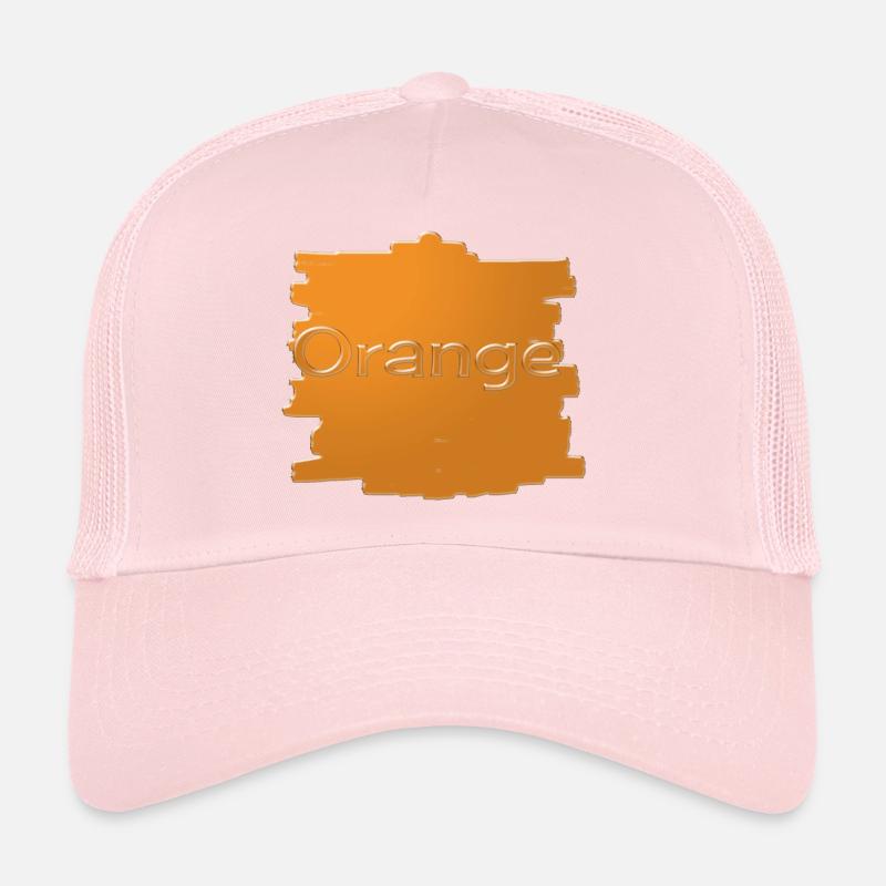 Orange Trucker Cap