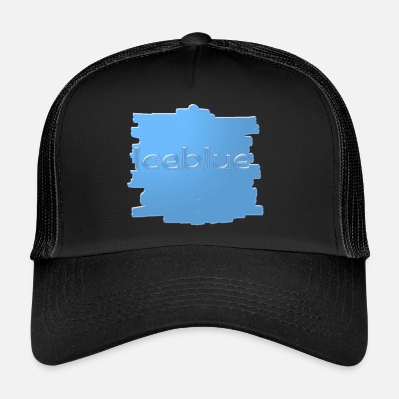 Bleu glace Casquette trucker 