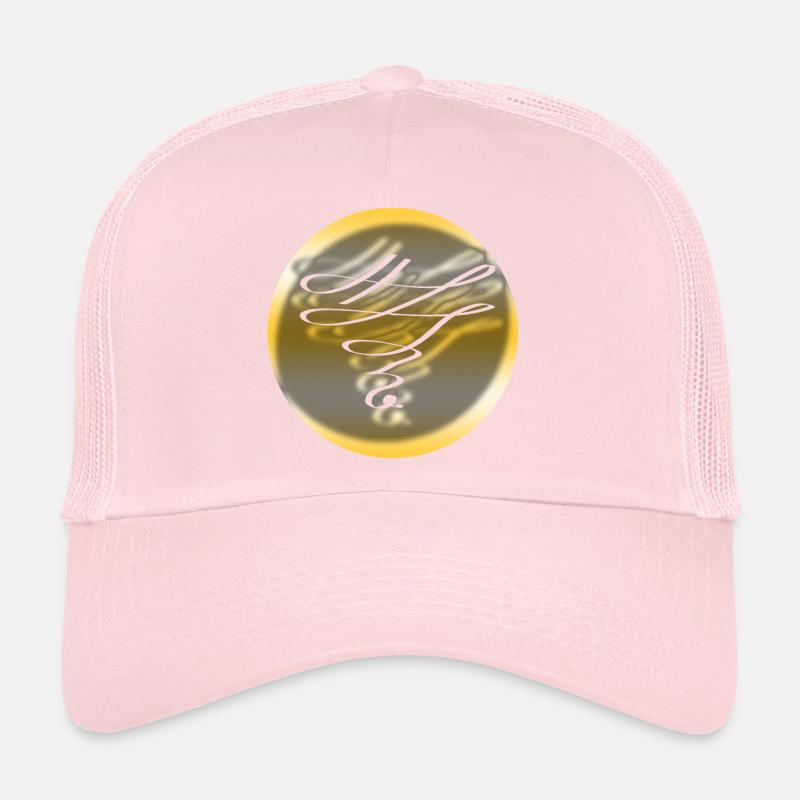 Ornement doré Casquette trucker 