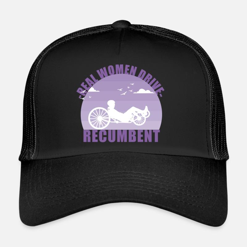 Vélo couché Vélo Cyclisme Sport Couché Cadeau Casquette trucker 