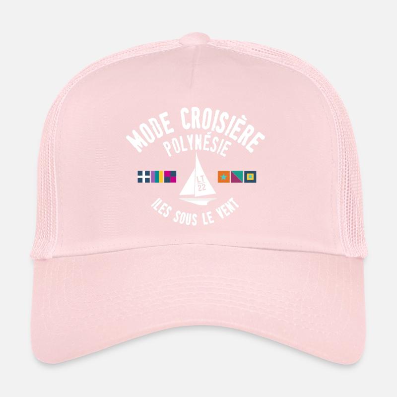 Mode croisière Polynésie Casquette trucker 