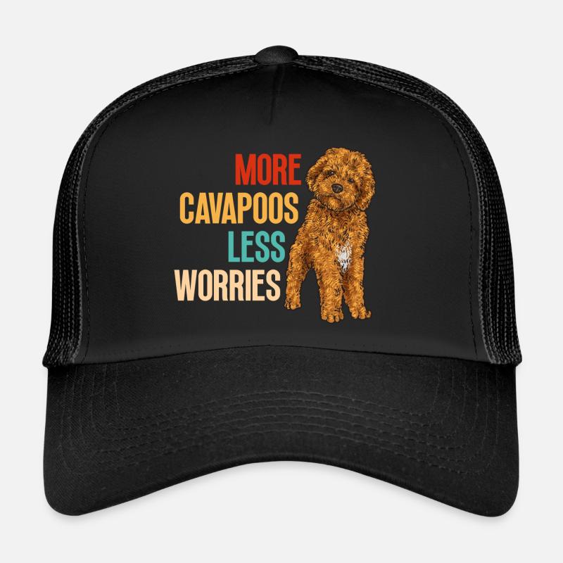 Cavapoo Cavoodle Capoodle Chien Casquette trucker 