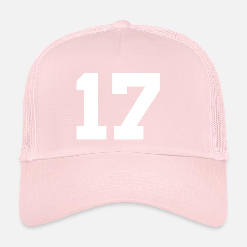 Numéro 17 Casquette trucker 