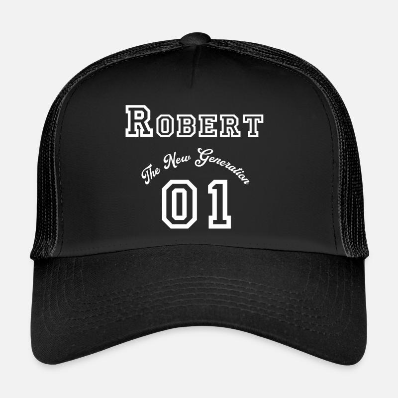Prénom Robert - « La Nouvelle Génération », blanc Casquette trucker 