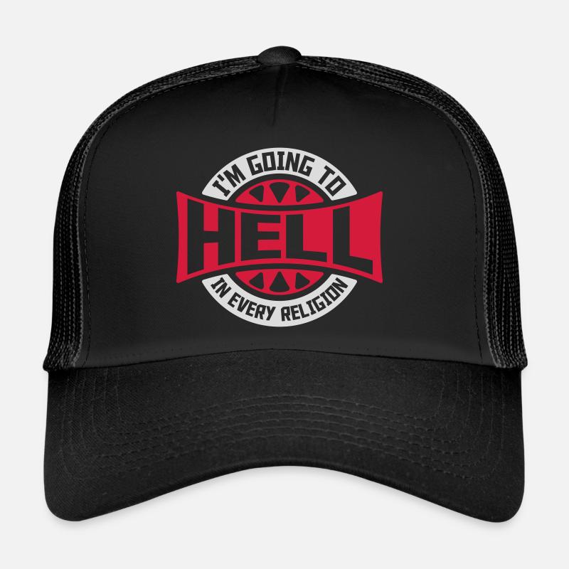im going to hell Trucker Cap