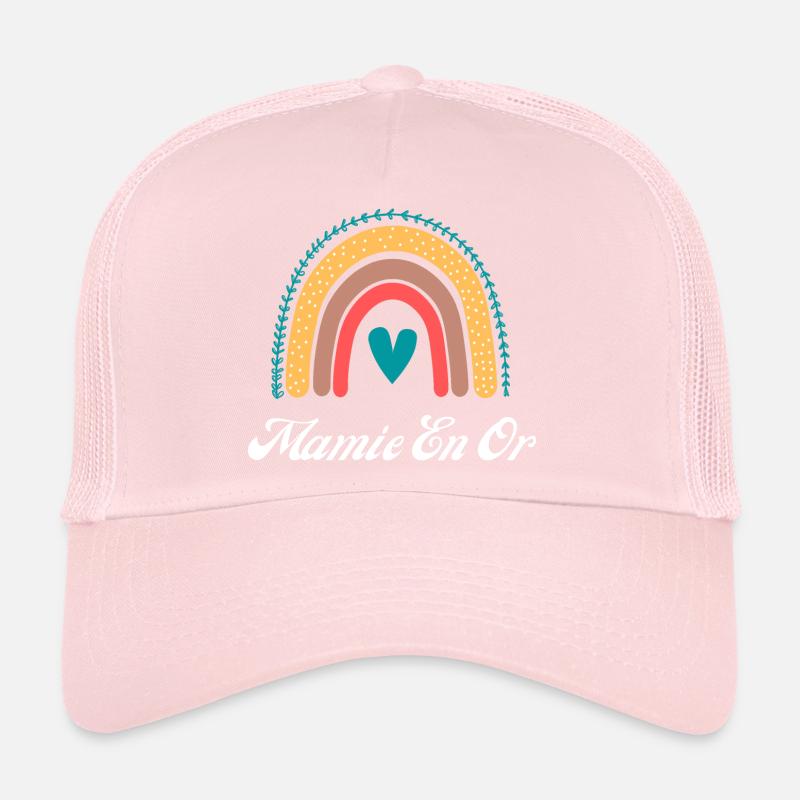 mamie en or Casquette trucker 