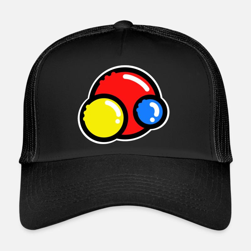 Colorful balls | - Trucker Cap - black/black